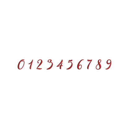 Holly - Сursive embroidery font