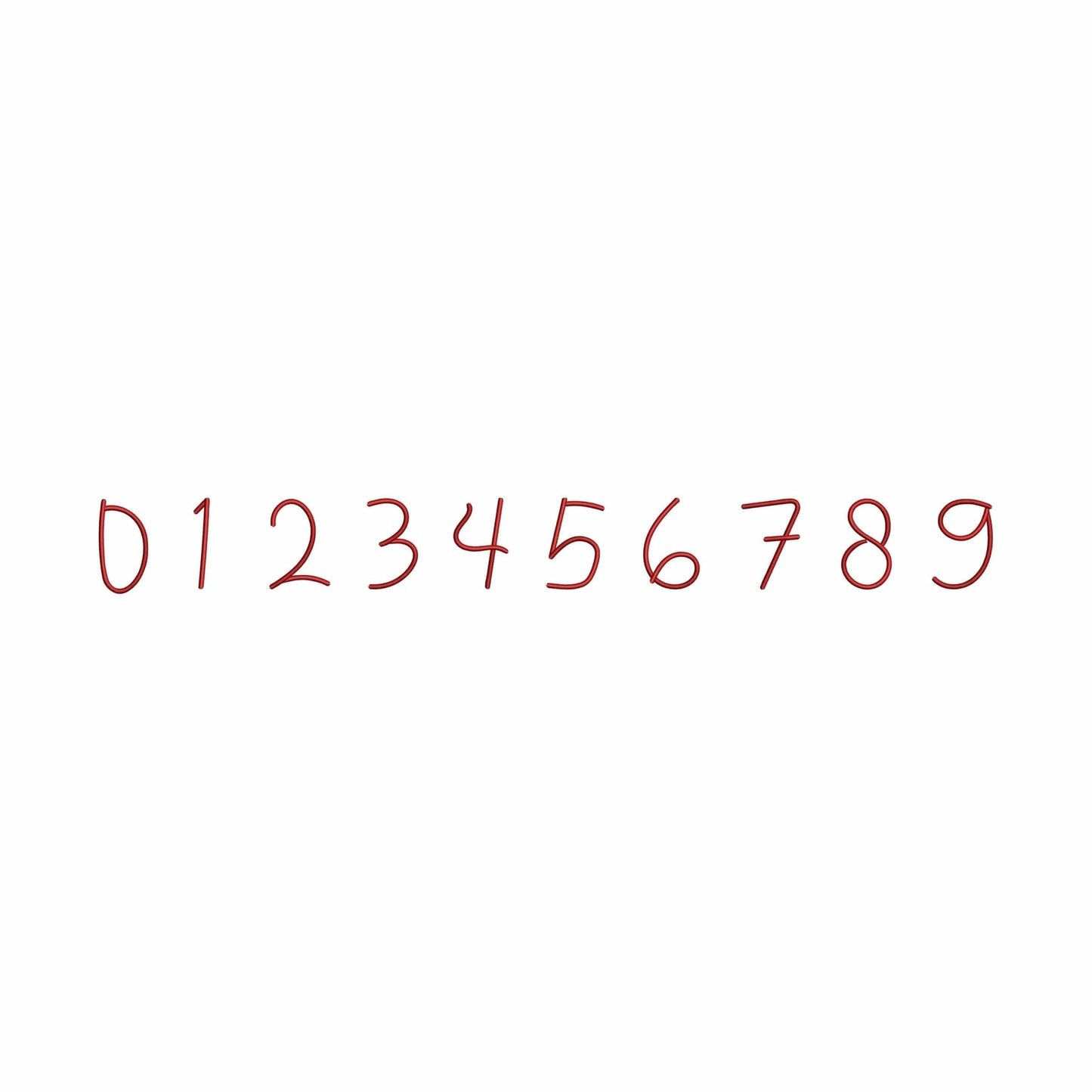 Alexa - Baby embroidery font