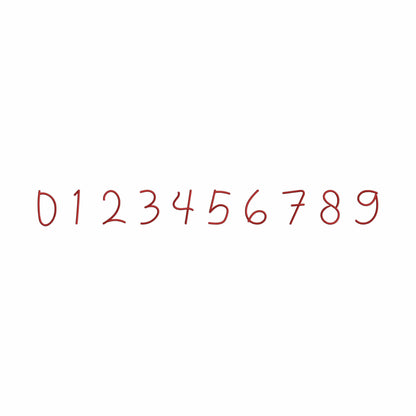 Alexa - Baby embroidery font