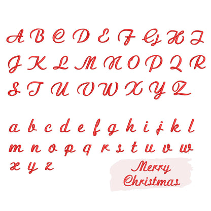 10 Christmas embroidery fonts bundle