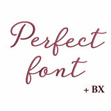 Perfect - Embroidery font
