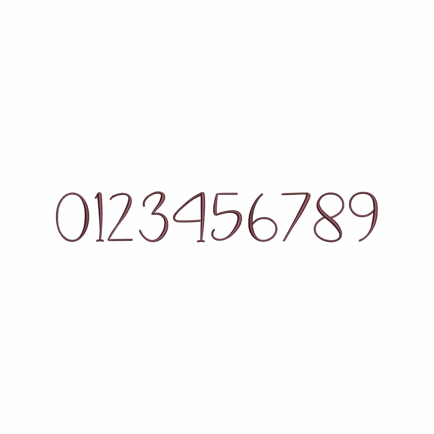 Coffee - Embroidery font