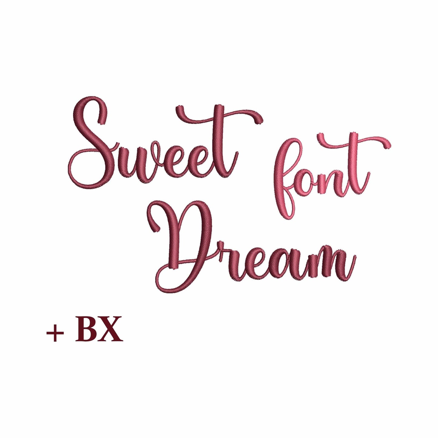 2 Duo embroidery font bundle