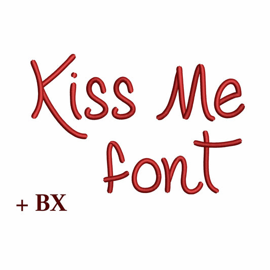 Kiss Me - Embroidery font