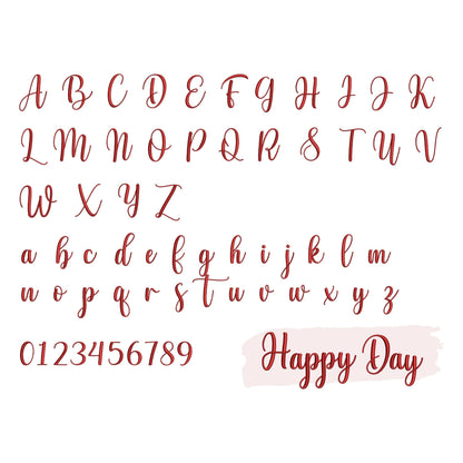 10 Script embroidery fonts bundle