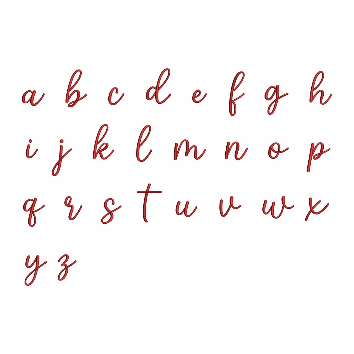 Mrs Claus - Embroidery font