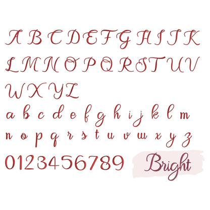 10 Script embroidery fonts bundle