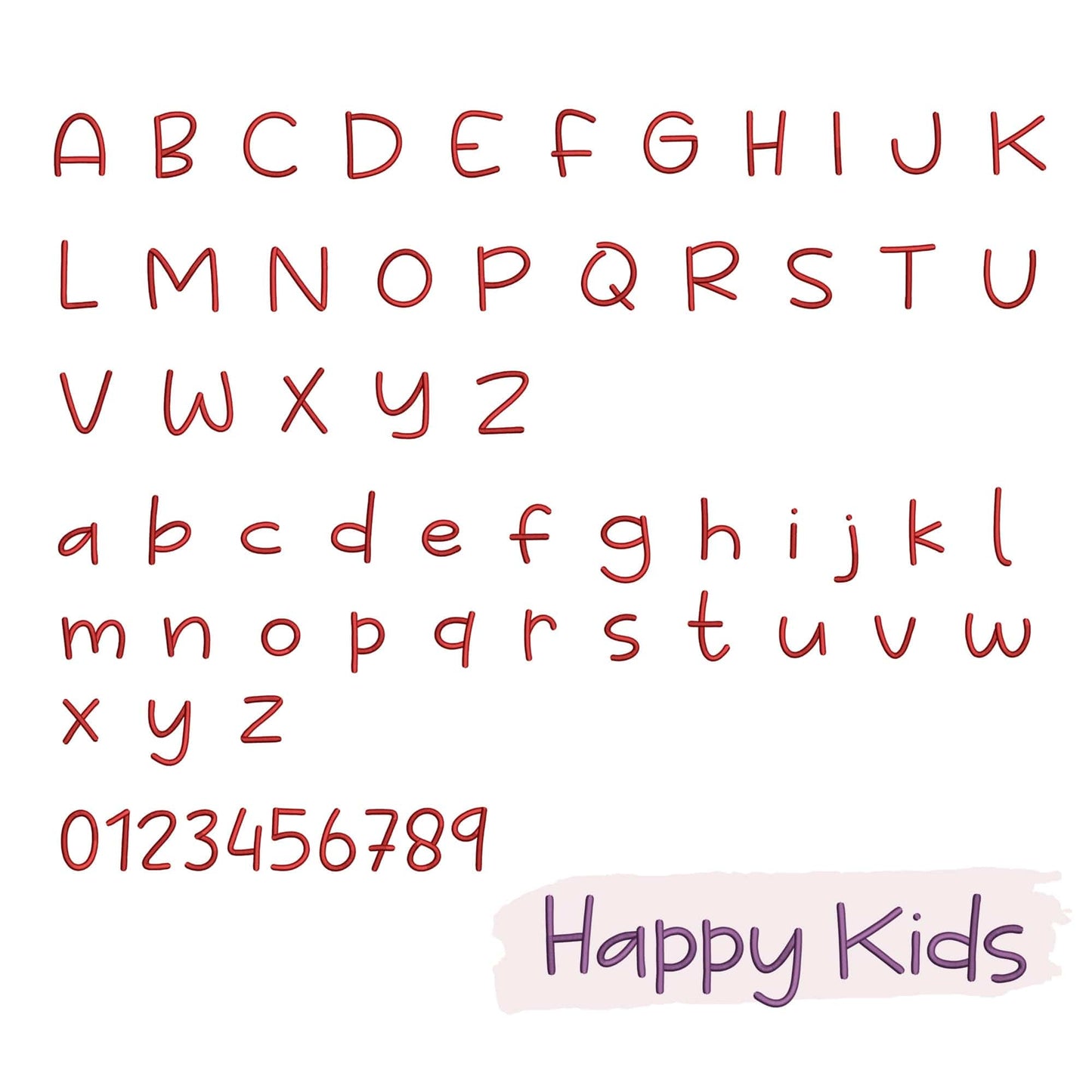 10 Funny embroidery fonts bundle