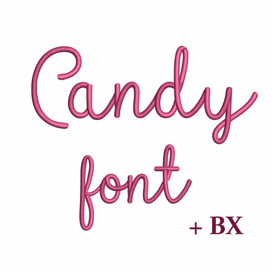 Candy - Kids embroidery font