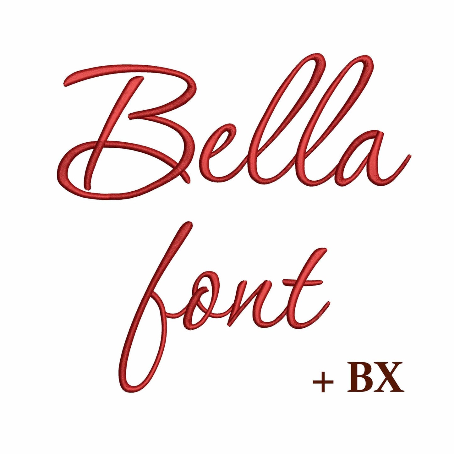 Bella - Embroidery font