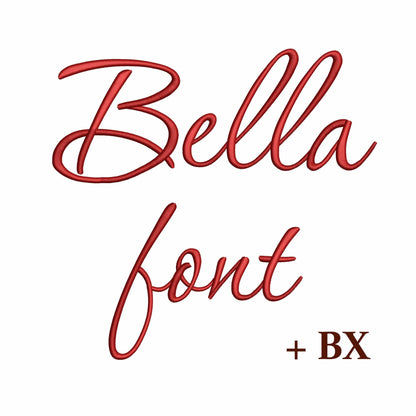 Bella - Embroidery font
