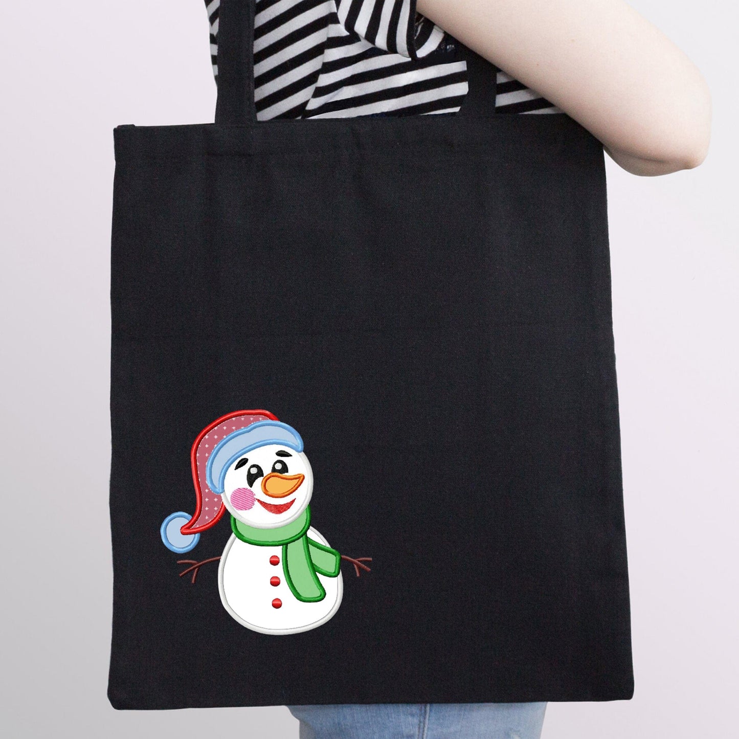Snowman - Applique embroidery design