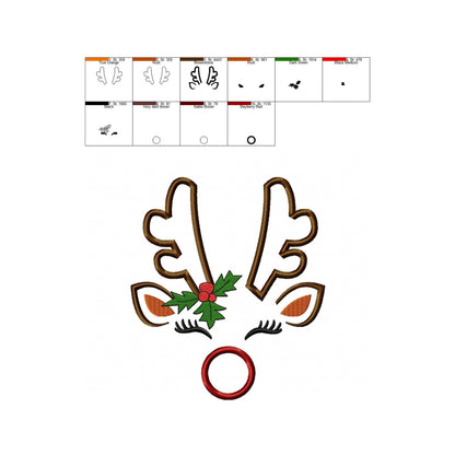Reindeer - Applique design