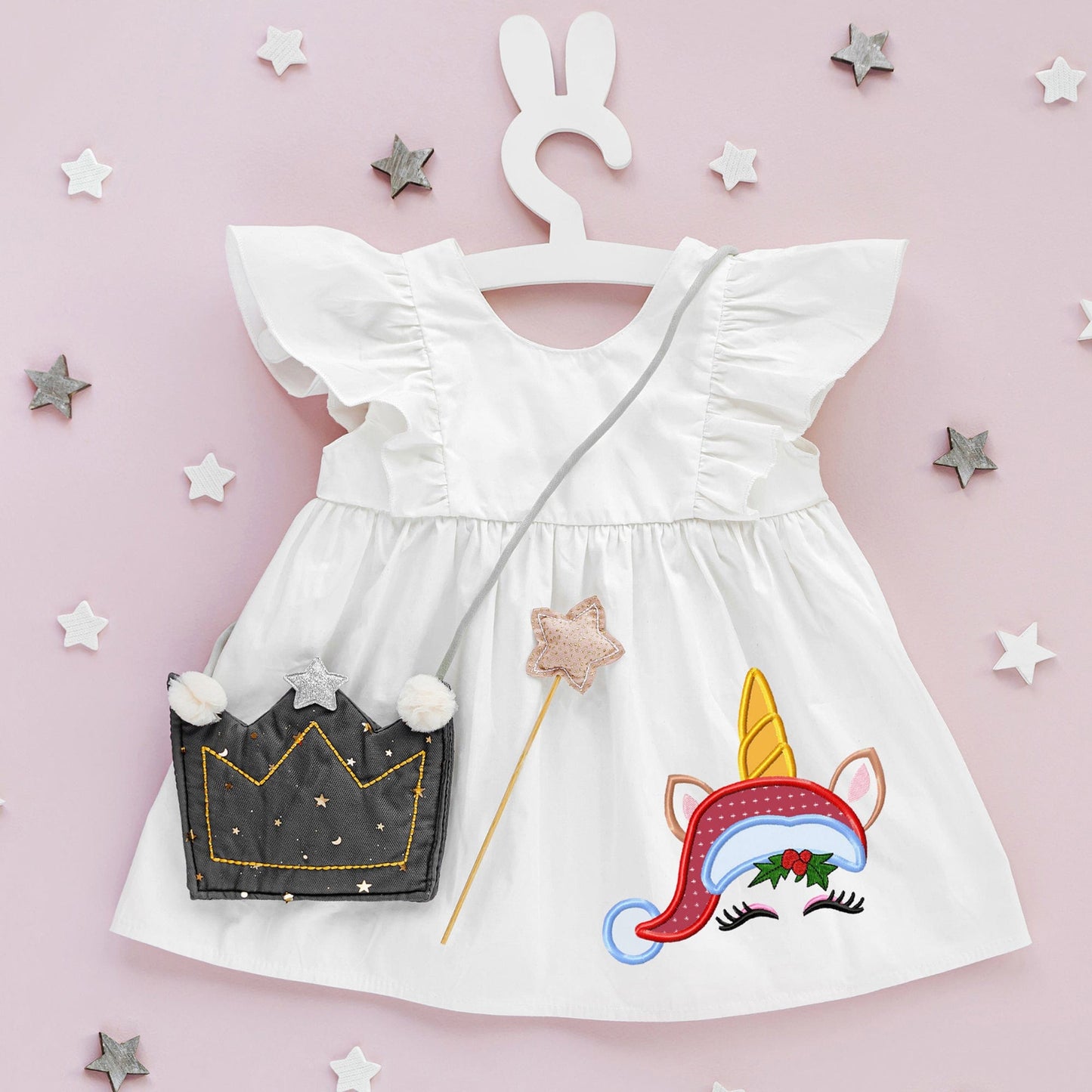 Unicorn - Applique embroidery design