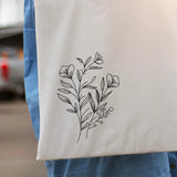 Floral line art - Embroidery design