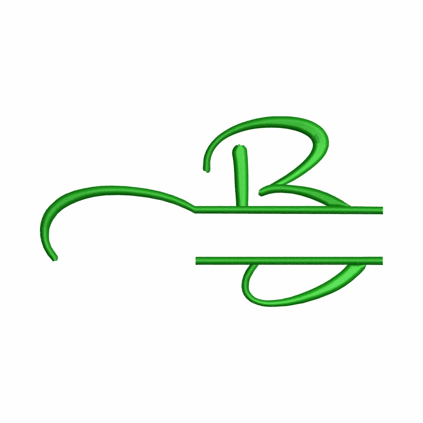 Angy - Split Embroidery font