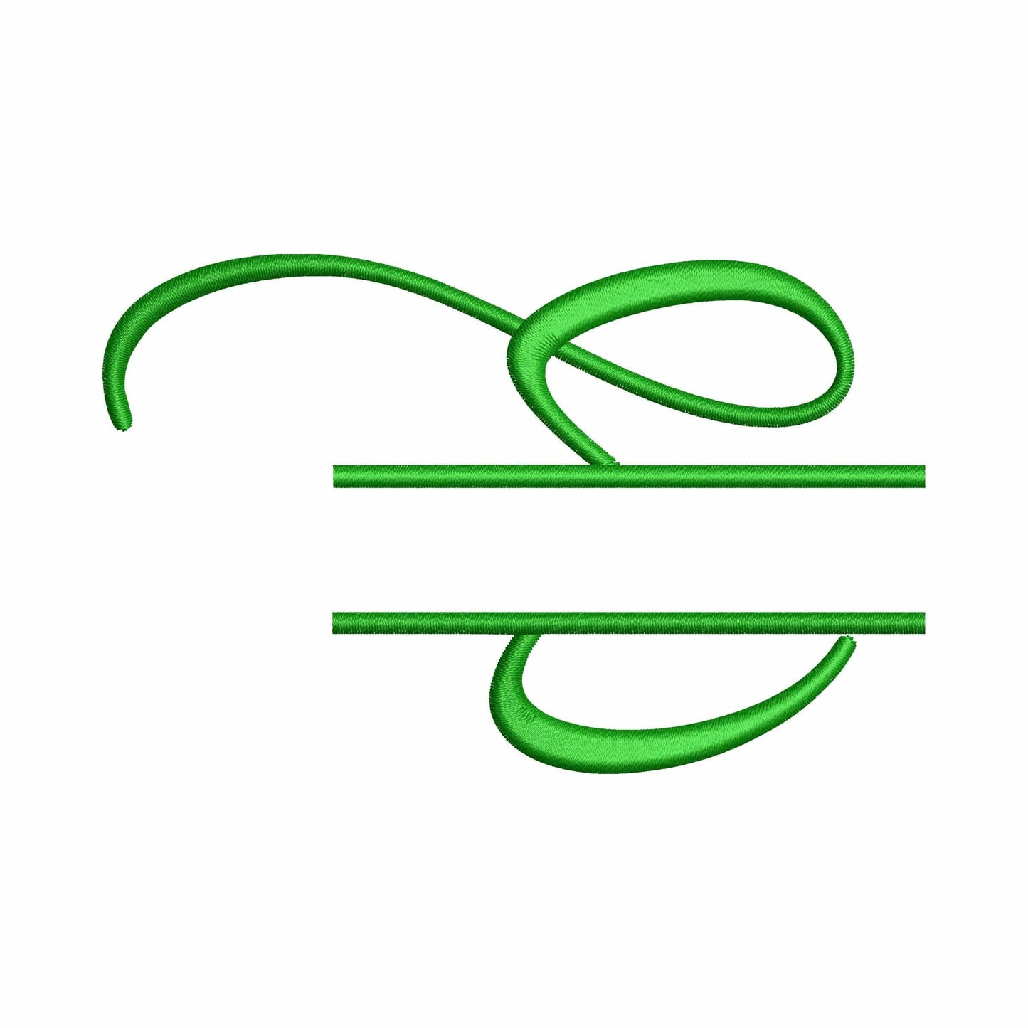 Angy - Split Embroidery font