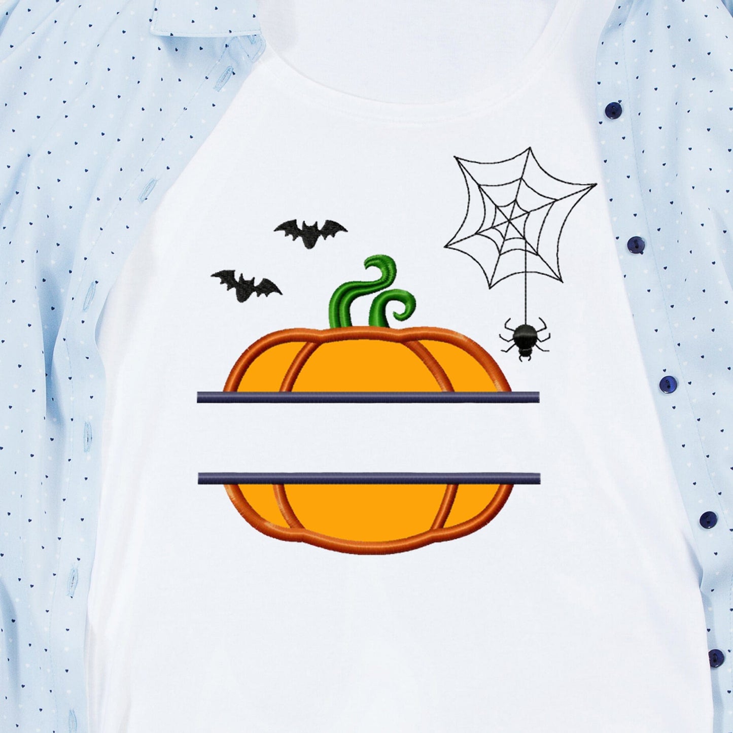 Pumpkin - Applique embroidery design