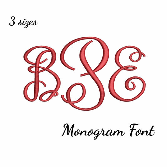 Monogram Embroidery font