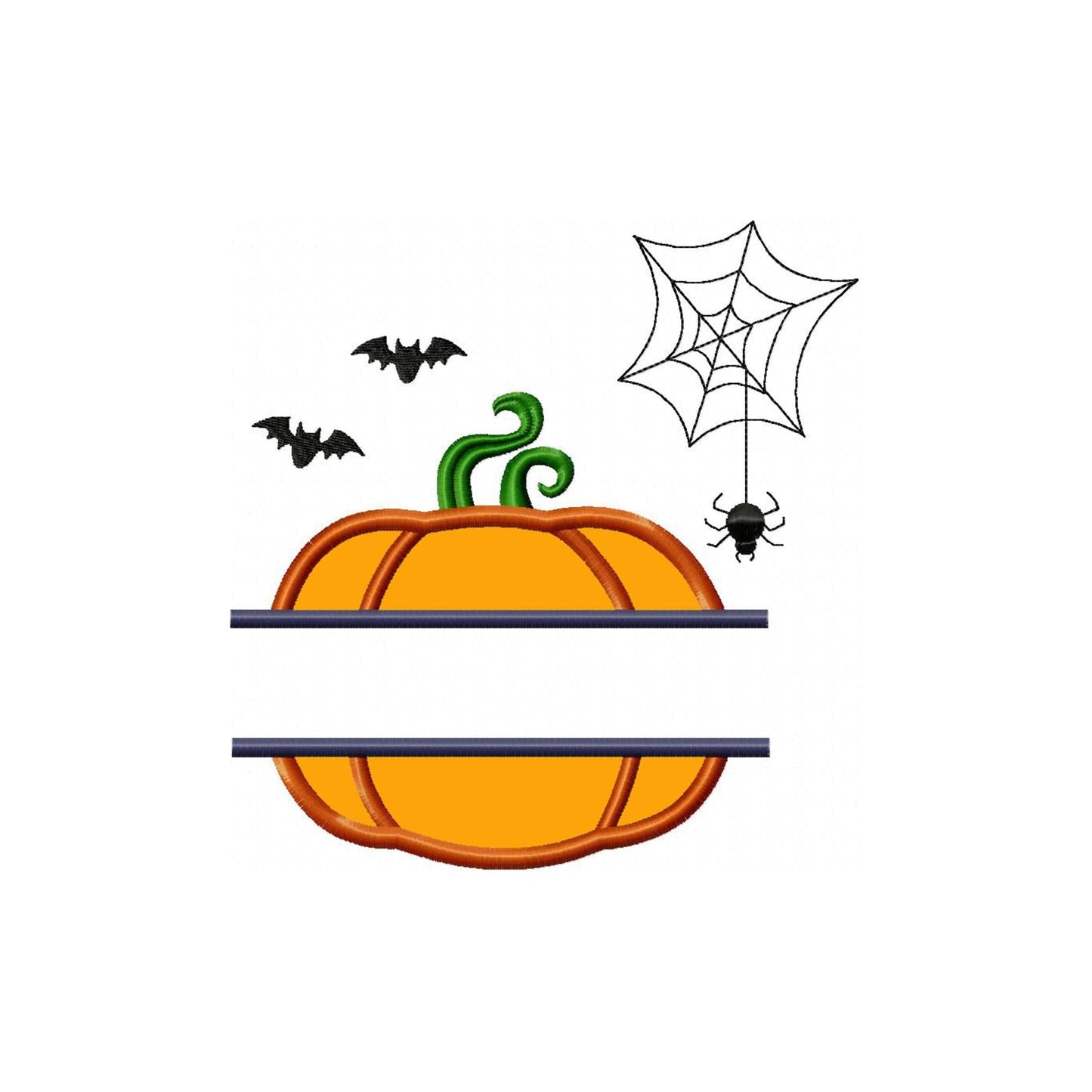 Pumpkin - Applique embroidery design