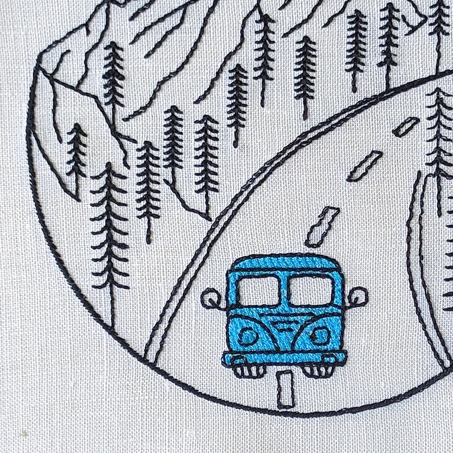 Mountain Travel - Embroidery design