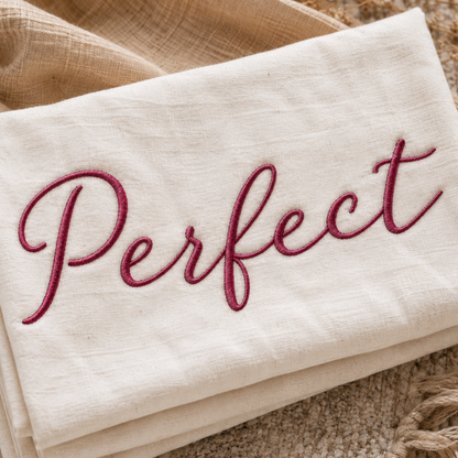Perfect - Embroidery font
