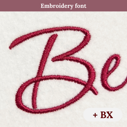 Bella - Embroidery font