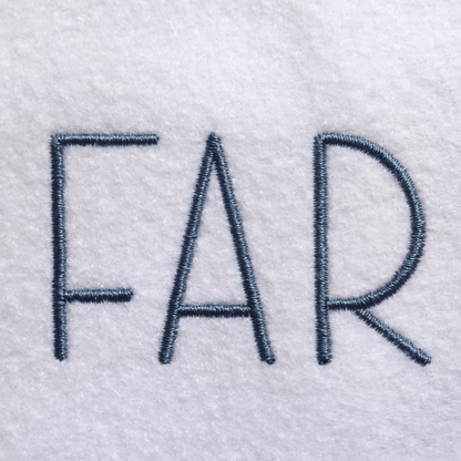Farmhouse - Mini embroidery font