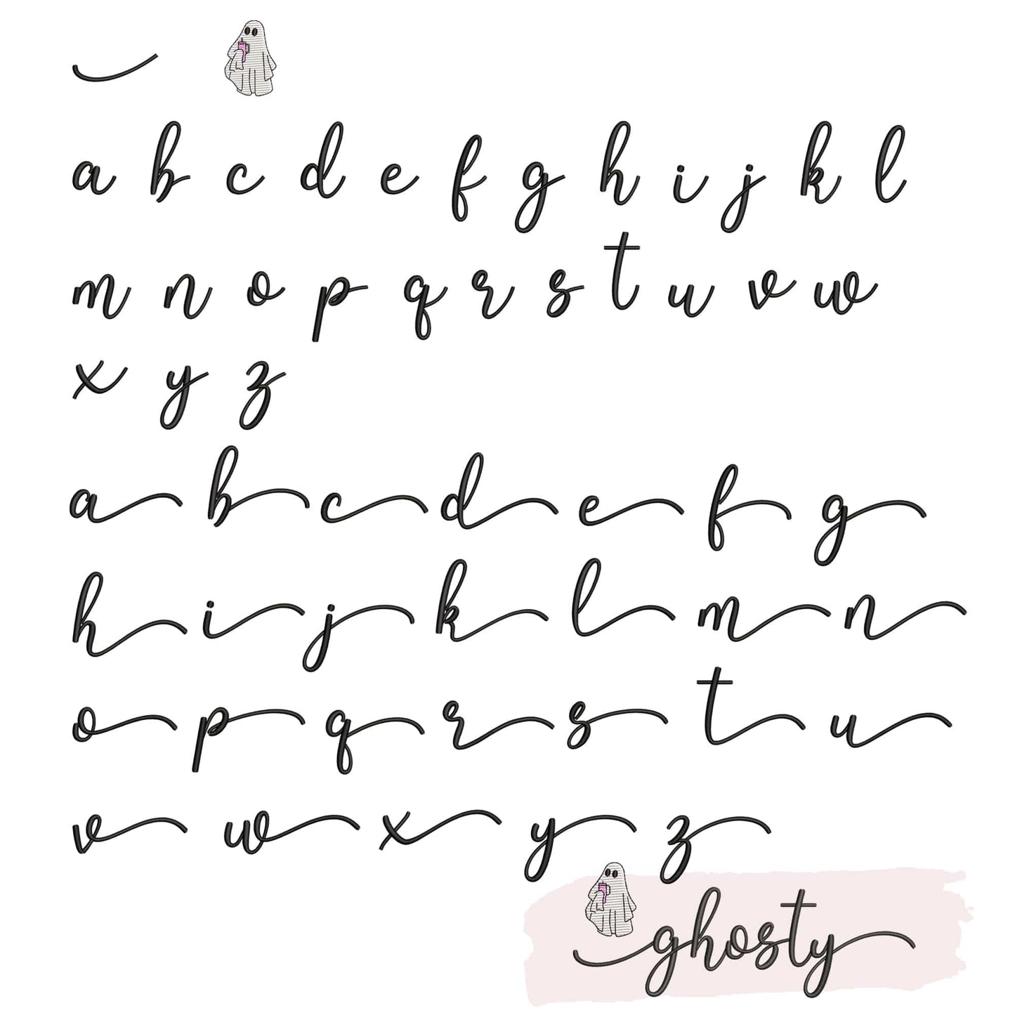 7 Halloween embroidery fonts bundle