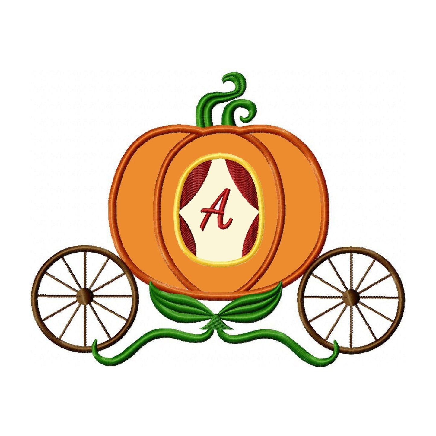 Pumpkin - Applique embroidery design