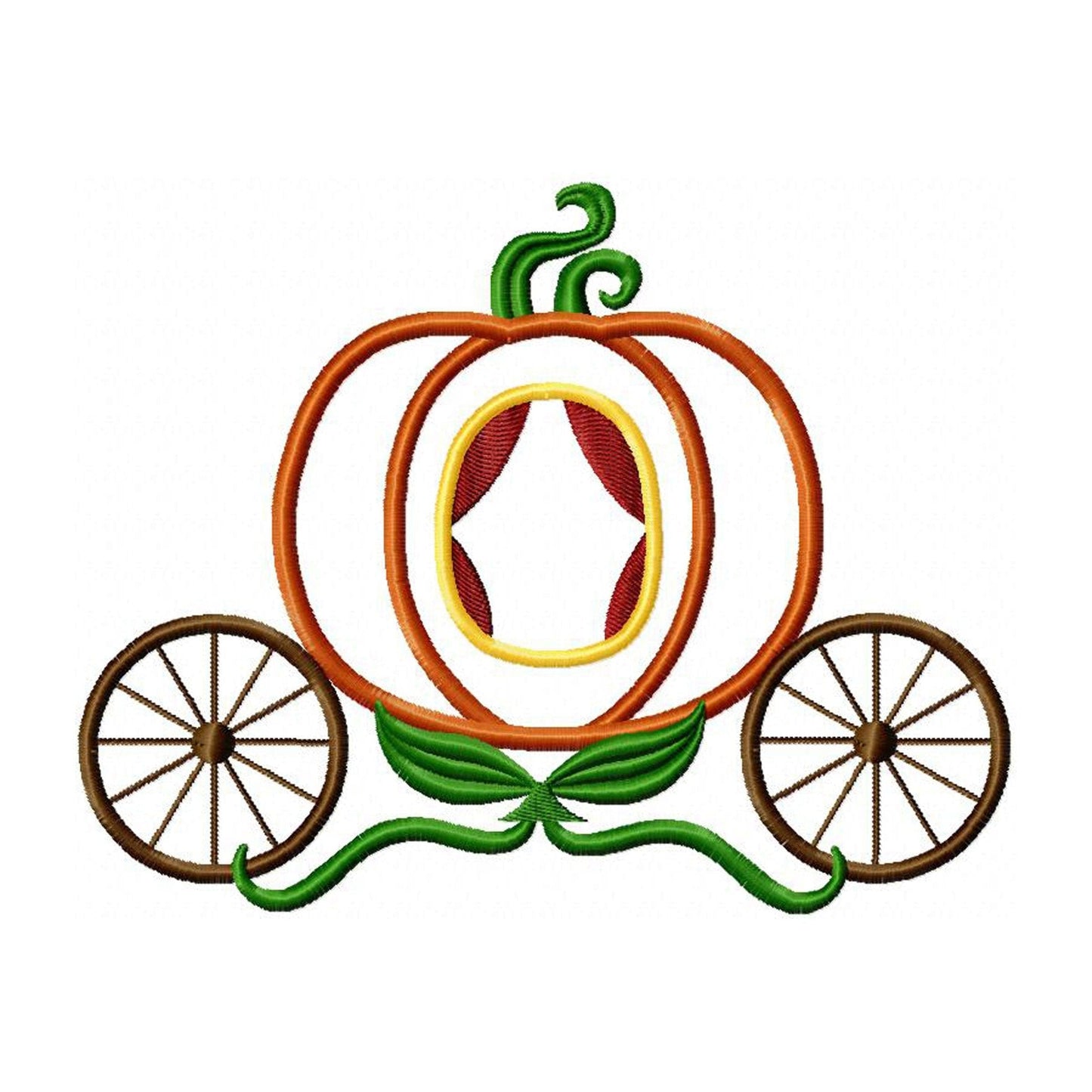 Pumpkin - Applique embroidery design