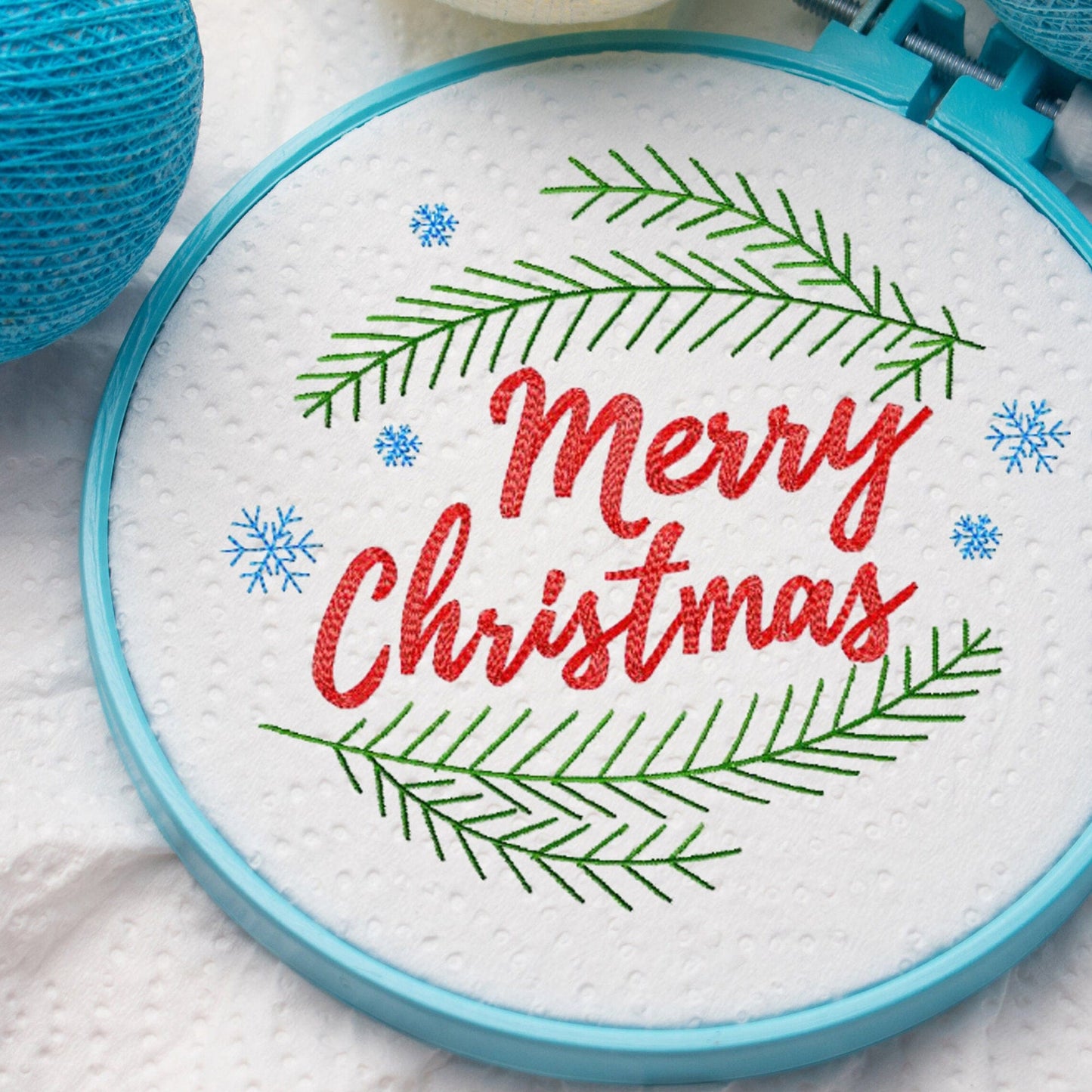 Merry Christmas - Embroidery design