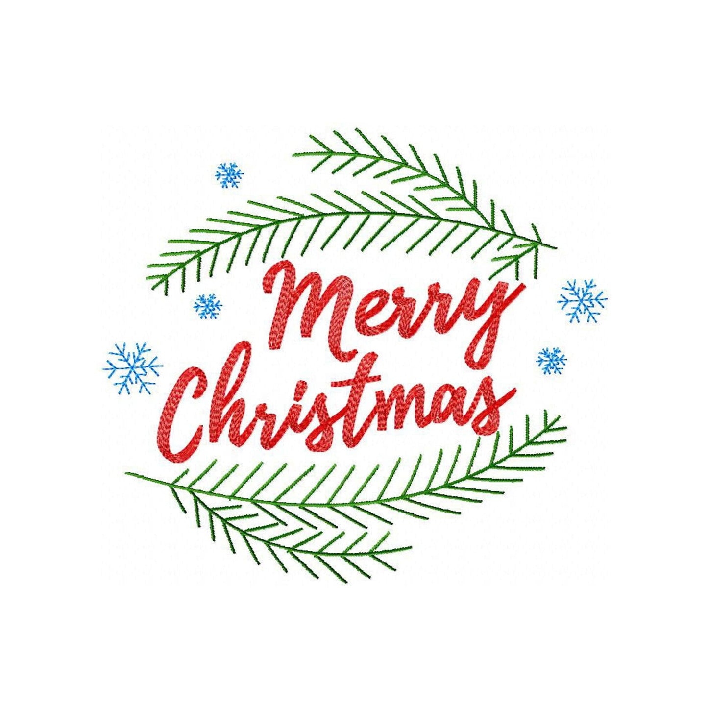Merry Christmas - Embroidery design