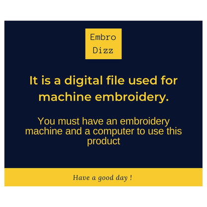 Merry Christmas - Embroidery design