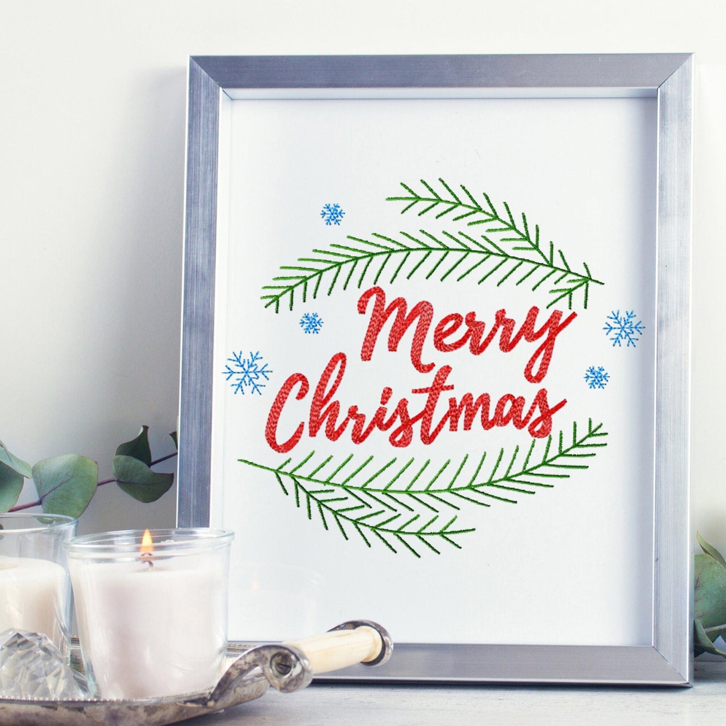 Merry Christmas - Embroidery design
