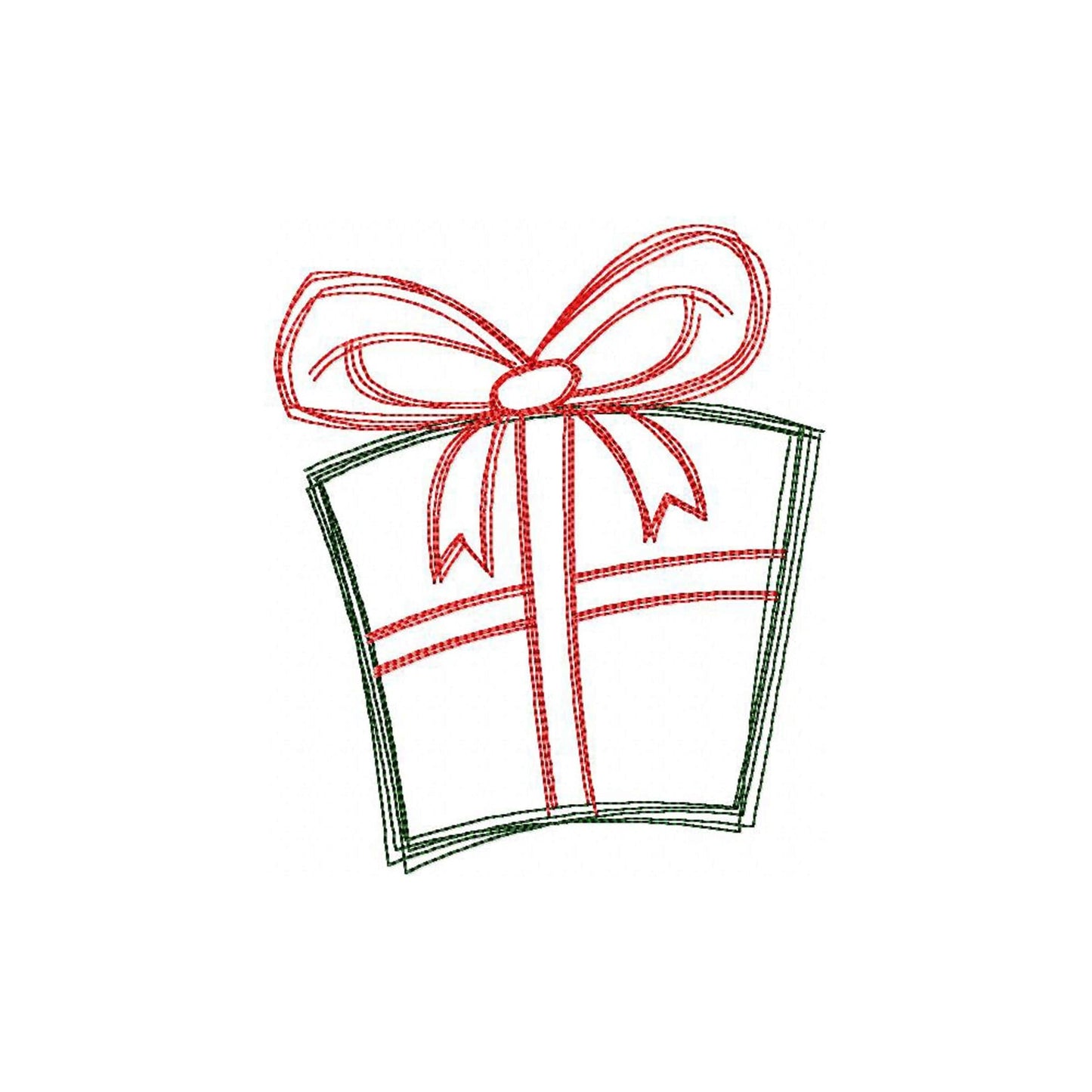 Present - Embroidery design