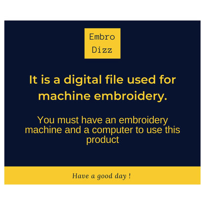 Present - Embroidery design