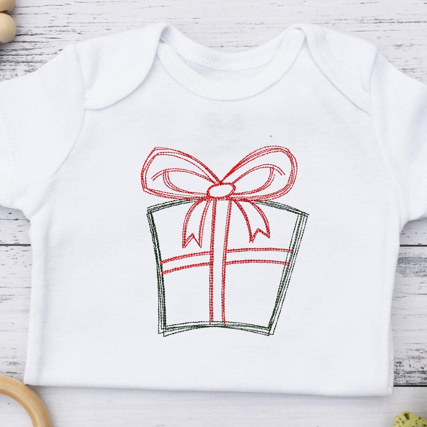 Present - Embroidery design