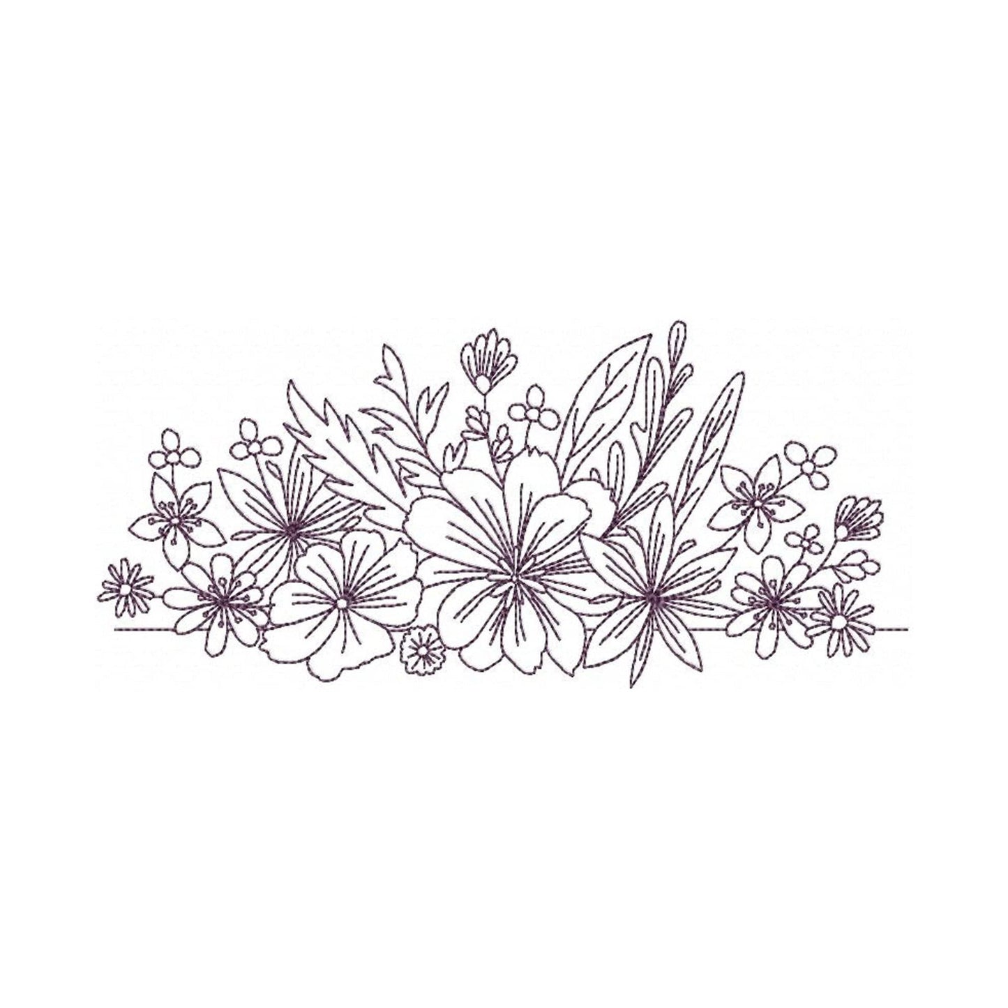 Flower - Embroidery design