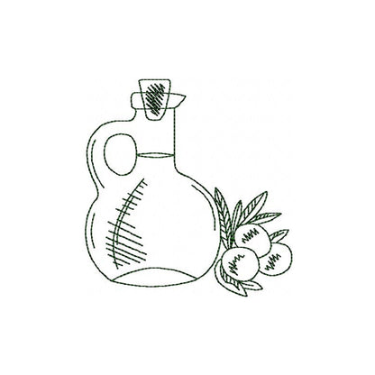 Kitchen embroidery design