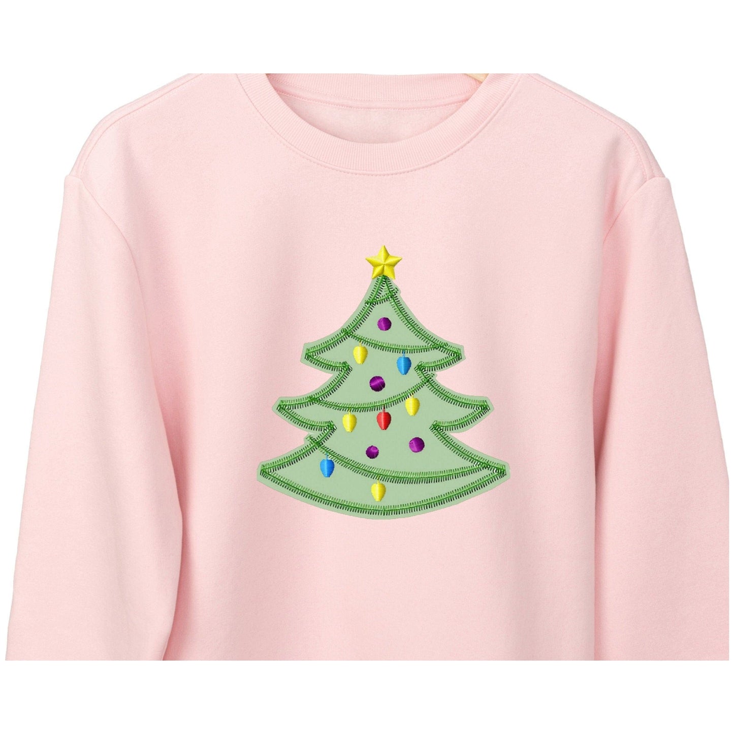 Tree Zig Zag - Applique embroidery design