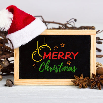 Merry Christmas - Embroidery design