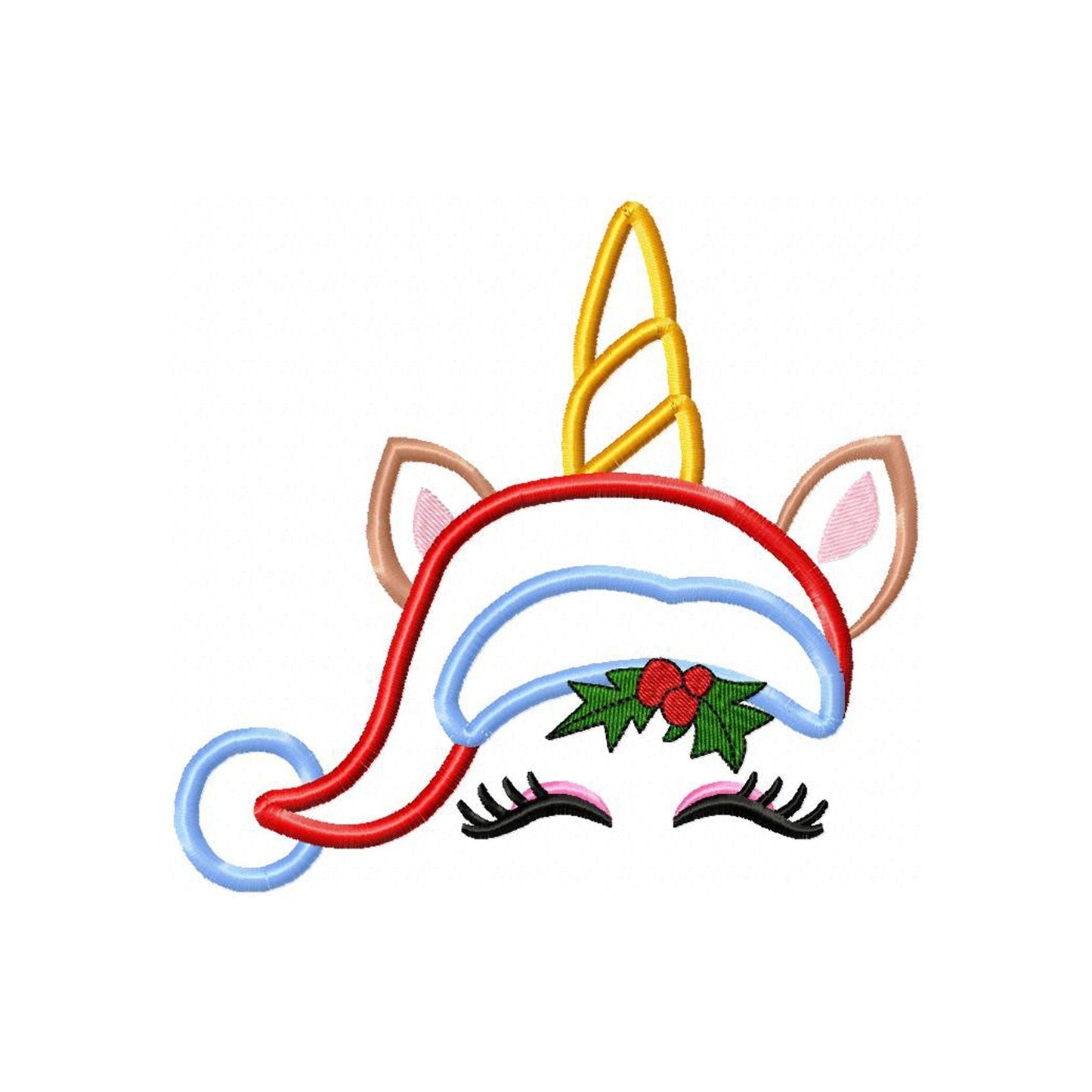 Unicorn - Applique embroidery design