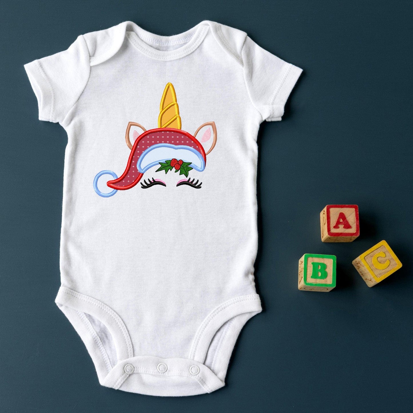 Unicorn - Applique embroidery design