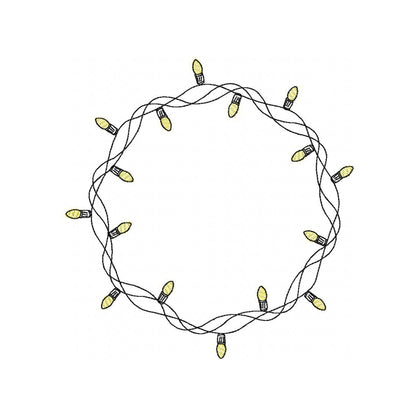 Wreath - Embroidery design