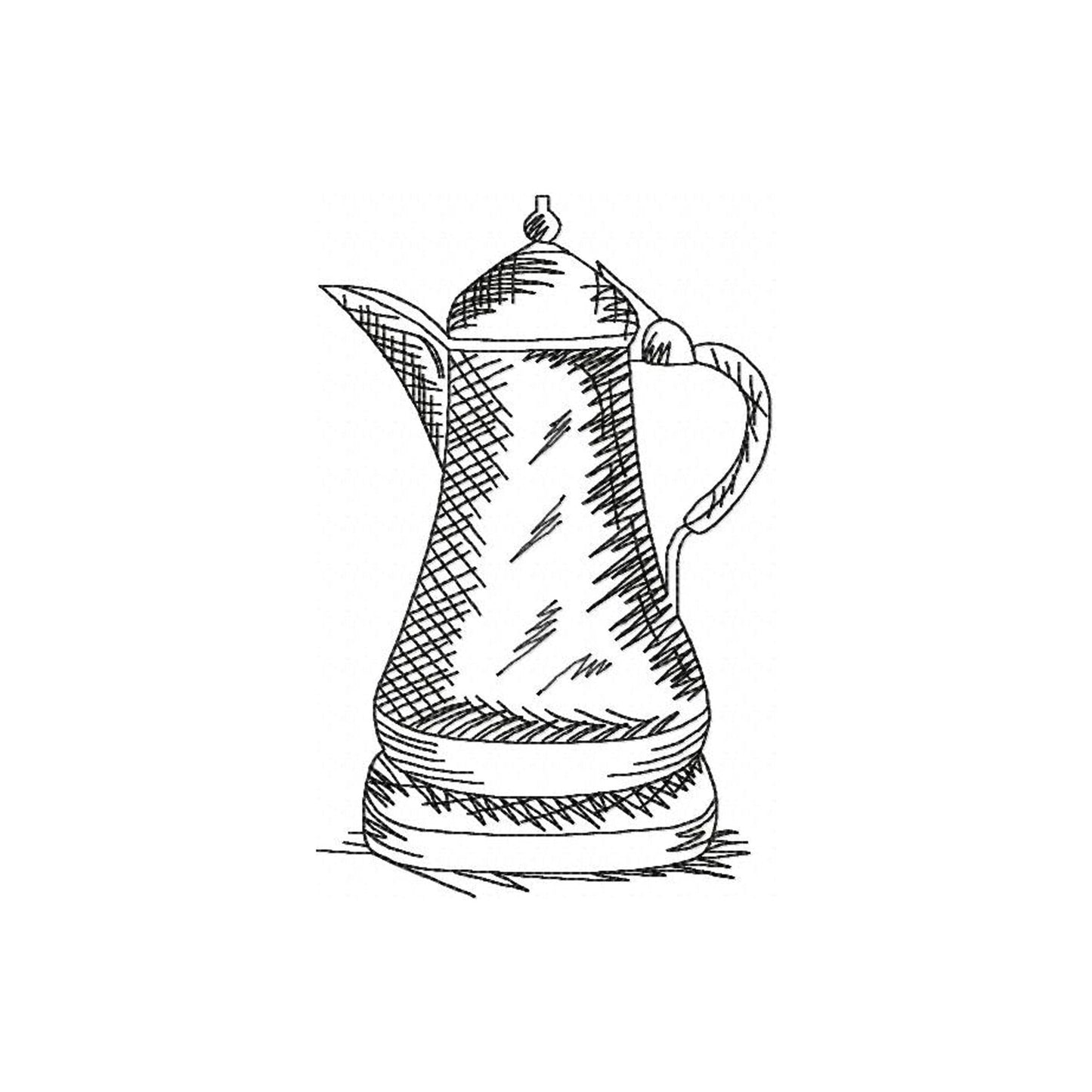 Teapot - Embroidery design