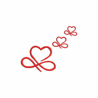 Heart - Mini embroidery design