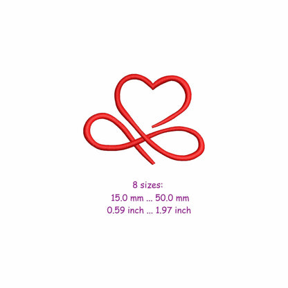 Heart - Mini embroidery design