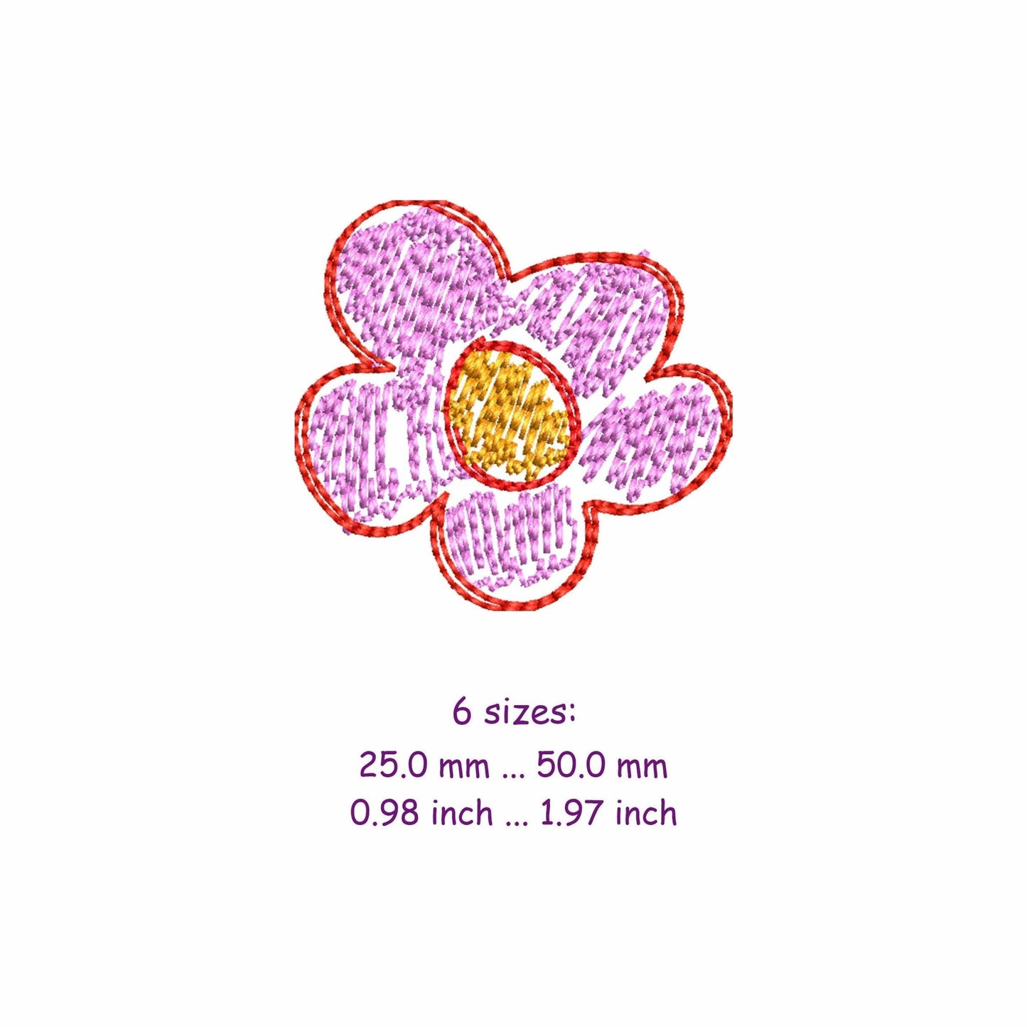 Flower Mini - Embroidery design