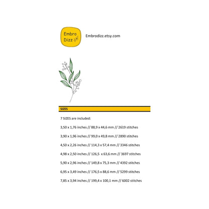 Wild Flower - Embroidery design